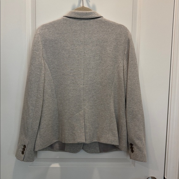 Talbots Women's Textured Gray Blazer - Picture 2 of 6